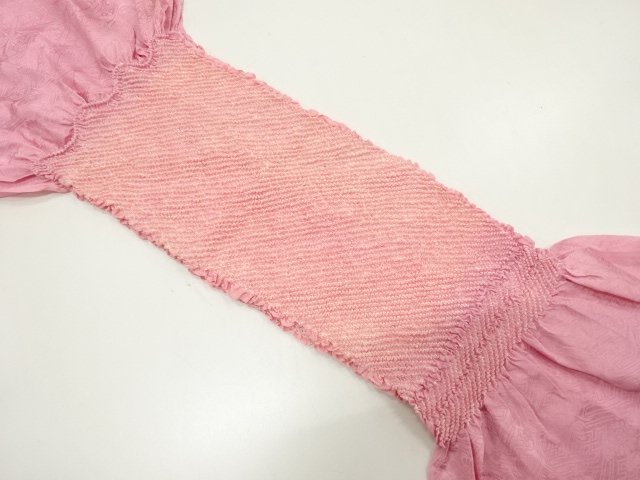 JAPANESE KIMONO / OBIAGE / SHIBORI / SILK